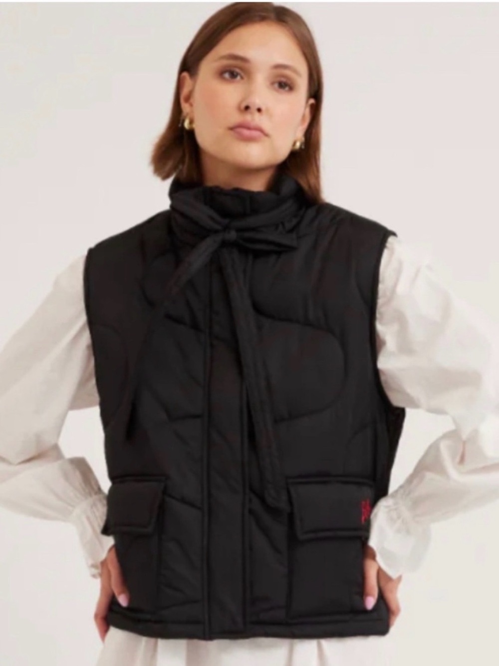 Damson Madder June Tech Gilet Black Size 8